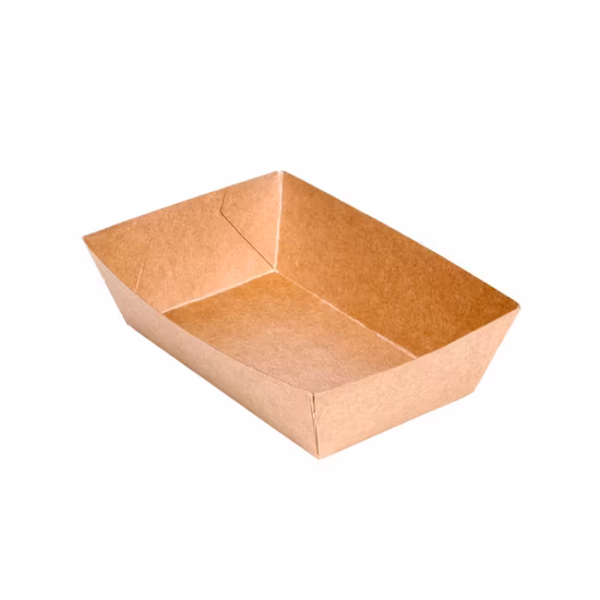 일회용 종이 테이크아웃 패스트 푸드 용기 생분해성 크래프트 식품 포장